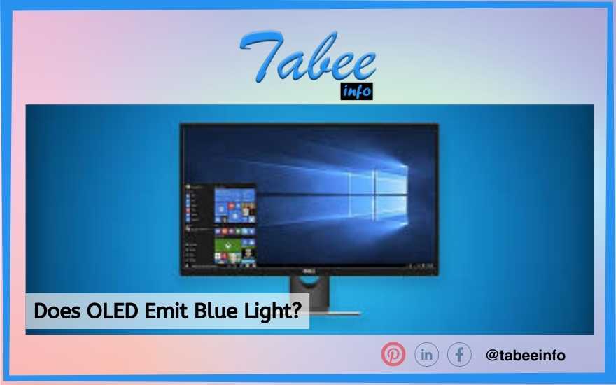Does OLED Emit Blue Light?